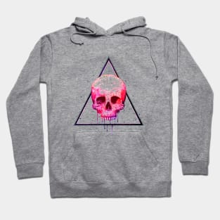 Skull In Triangle On Black Hoodie